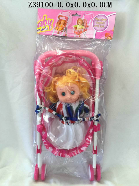 Hand push car 16Incun doll&IC